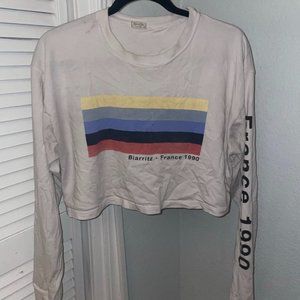Brandy Melville crop long sleeve